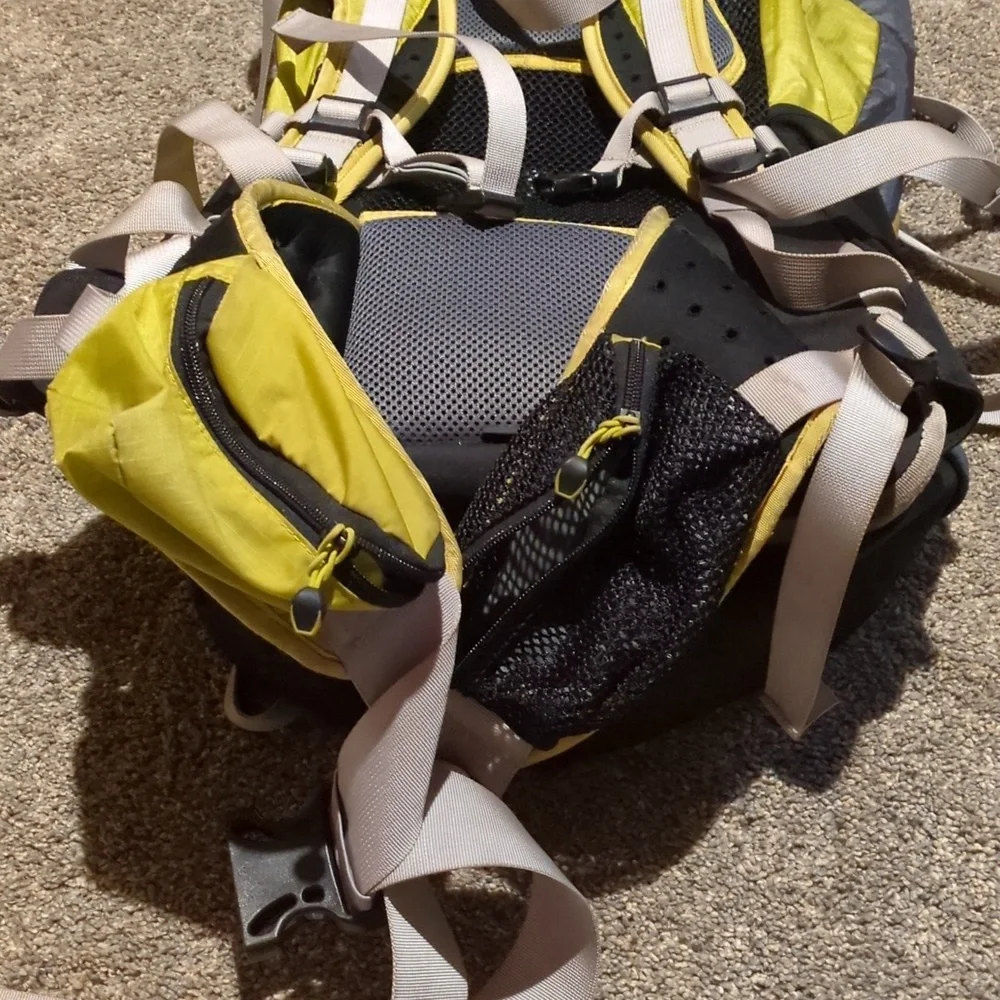 L.L. Bean Gray and Yellow Daypack Backpack